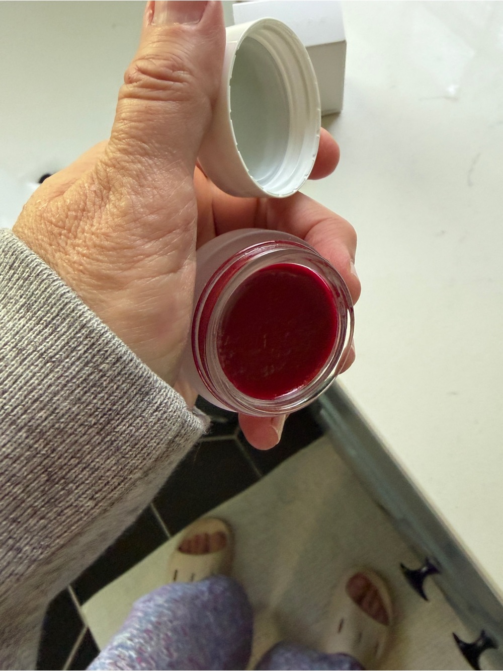 NEW Beauty Pie Jelly Lip and Cheek shot in shade Raspberry Crush. Stain/tint - Picture 6 of 13